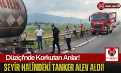 Düziçi'nde Tanker Alev Aldı! Facia Son Anda Önlendi!