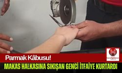 16 Yaşındaki Lise Öğrencisinin Parmağı Makasa Sıkıştı, İtfaiye Yetişti!