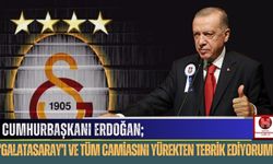 Cumhurbaşkanı Erdoğan: ''Galatasaray’ı ve Tüm Camiasını Yürekten Tebrik Ediyorum''