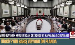 Milli Güvenlik Kurulu’ndan Ortadoğu ve Kafkasya Açıklaması, Türkiye’nin Barış Vizyonu Ön Planda