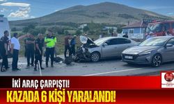 İki Aracın Karıştığı Kazanın Bilançosu Ağır Oldu! 6 Yaralı!