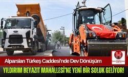 Alparslan Türkeş Caddesi’nde Asfalt Serimi Başladı!