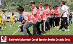 Bahçe’de Geleneksel Çocuk Oyunları Şenliği Coşkulu Geçti