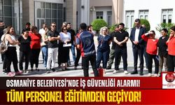 Osmaniye Belediyesi Personeline İş Sağlığı ve Güvenliği Eğitimi Verildi!