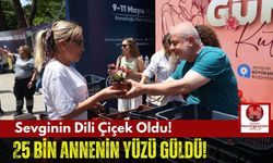 Anneler Günü'nde 25 Bin Çiçek Dağıtıldı!