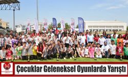 Çocuklar Geleneksel Oyunlarda Yarıştı