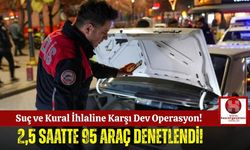 186 Kişi Kontrolden Geçti! 18 Araç Trafik Kurallarını Hiçe Saydı!