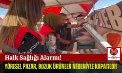 Yöresel Pazar Hijyen İhlali Nedeniyle Kapatıldı!