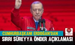 Cumhurbaşkanı Erdoğan'dan Sırrı Süreyya Önder Açıklaması