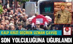 Kalp Krizi Geçiren Uzman Çavuş Son Yolculuğuna Uğurlandı