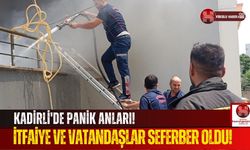 Kadirli'de Yangın Paniği! Facianın Eşiğinden Dönüldü!