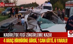 Kadirli-Andırın Yolunda Zincirleme Kaza! 1 Ölü, 6 Yaralı!
