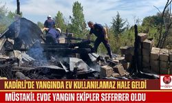 Kadirli'de Yangın Paniği