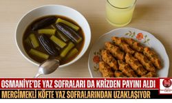 Osmaniye’de Yaz Menüsü Bile Emekliye Ağır Geliyor