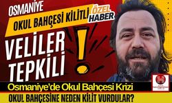 Osmaniye'de Okul Bahçesine Neden Kilit Vurdular?
