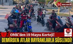 OMK'den Muhteşem Kortej! Demir Atlar 19 Mayıs İçin Yürüdü!