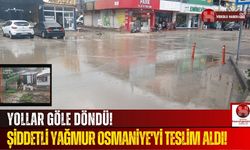 Osmaniye'de Sağanak Yağış Başladı! Yolları Su Kapladı!