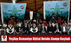 Yeşilay Osmaniye Dijital Detoks Kampı Başladı