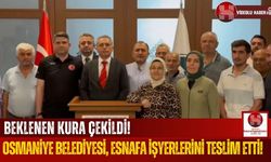 Osmaniye Belediyesi'nden Beklenen Kura Geldi! Geçici İşyerleri Sahiplerini Buldu!