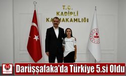 Darüşşafaka’da Türkiye 5.si Oldu