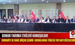 Meclis Komisyonu Osmaniye ve Çevre İllerdeki Don Etkilerini Masaya Yatırdı!