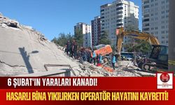 Kontrollü Yıkım Yapan İş Makinesi Operatörü Çöken Binanın Altında Kaldı!
