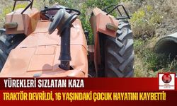 16 Yaşındaki Genç Traktör Devrilmesi Sonucu Hayatını Kaybetti!