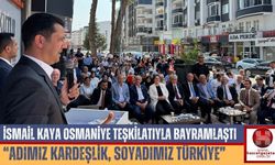 Kaya’dan Osmaniye’de Bayram Konuşması