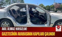 Gazetecinin Arabasının Kapıları Çalındı, Hırsız Kendi Aracına Takmış!