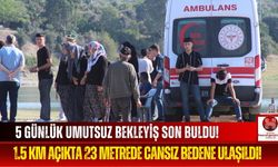 Tekneden Düşen Genç Babanın Cansız Bedeni 5 Gün Sonra Bulundu!