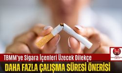 TBMM'ye Sigara İçenleri Üzecek Dilekçe, Daha Fazla Çalışma Süresi Önerisi