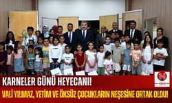 Vali Yılmaz, Öksüz ve Yetim Çocukların Karne Sevincine Ortak Oldu!