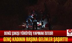 Genç Kadın Denizden Dönüyordu! İtfaiye Yardımına Zor Yetişti!
