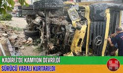 Osmaniye Kadirli’de Kamyon Kazası