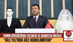 TBMM Kürsüsünde Gelinlik ve Damatlık Mesajı, “Aile Yılı’nda Aile Kurulamıyor”