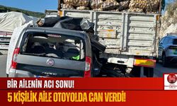 Hafif Ticari Araç Tıra Çarptı, Bir Aile Yok Oldu!