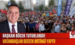 Başkan Böcek İçin Destek Mitingi Yapıldı!
