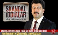Andırınlı Rektörden Yeğen Kıyağı. 52 Puanla Memur, Diğerleri Kasiyer!