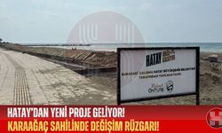 Hatay Arsuz Karaağaç Sahili Yenileniyor
