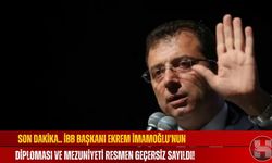 Son Dakika.. İBB Başkanı Ekrem İmamoğlu'nun Diploması ve Mezuniyeti Resmen Geçersiz Sayıldı