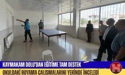 Kadirli Kaymakamı Erdinç Dolu'dan Eğitime Destek