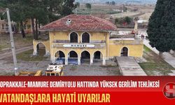 Dikkat: Toprakkale-Mamure Demiryolu Hattında Yüksek Gerilim Tehlikesi