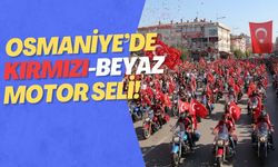 Osmaniye’de kırmızı-beyaz motor seli!