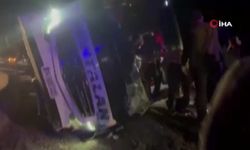 Osmaniye’de Yolcu Otobüsü Devrildi: Çok Sayıda Yaralı Var