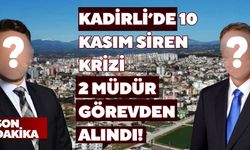 Son Dakika.. Kadirli’de 10 Kasım Siren Krizi, 2 Müdür Görevden Alındı!