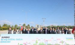 Sumbas’ta Doğal Gaz Dönemi Başladı, Altyapı Çalışmaları Törenle Başlatıldı