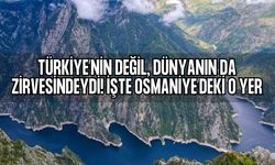 Türkiye’nin değil, dünyanın da zirvesindeydi! İşte Osmaniye’deki o yer