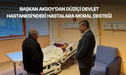 Başkan Aksoy'dan Düziçi Devlet Hastanesi'ndeki Hastalara Moral Desteği