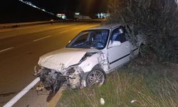 D-400’de terk edilen otomobilin sürücüsü alkollü çıktı