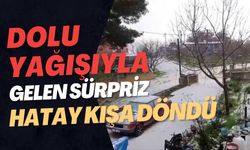 Hatay’ın Kuzey İlçelerinde Dolu Yağışı Etkili Oldu